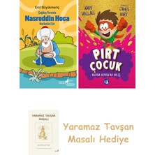 Everest Yayınları Çağdaş Yorumla Nasreddin Hoca - Karikatür/şiir + Pırt Çocuk 3 - Kusmuk Deposuna Dalış + Yaramaz Tavşan Masalı