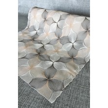 Pvc Deliksiz Altı Şeffaf Kaplama Dantel Raf Örtüsü -ÇIÇEK_1012-B