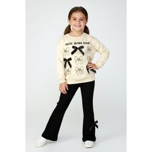 Kız Fiyonklu Tayt Takım 25KDMB9886