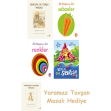 Everest Yayınları Beatrix Potter  15 - Zencefil ve Turşu Masalı + Ilk Kitaplarım - Sebzeler (Ciltli) + Ilk Kitaplarım - Renkler (Ciltli) + Belki De Çok Seversin