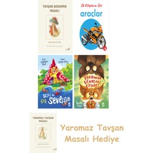 Everest Yayınları Beatrix Potter  4 - Tavşan Benjamin Masalı + Ilk Kitaplarım - Araçlar (Ciltli) + Belki De Çok Seversin + Burnunun Ucundaki Cesaret
