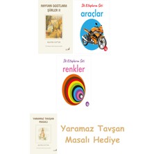 Everest Yayınları Beatrix Potter  22 - Hayvan Dostlara Şiirler 2 + Ilk Kitaplarım - Araçlar (Ciltli) + Ilk Kitaplarım - Renkler (Ciltli)