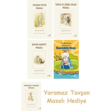 Everest Yayınları Beatrix Potter  7 - Turta ve Çörek Kalıbı Masalı + Beatrix Potter  10 - Bayan Moppet Masalı + Çağdaş Yorumla Nasreddin Hoca - Karikatür/şiir