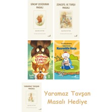 Everest Yayınları Beatrix Potter  2 - Sincap Cevizkıran Masalı + Beatrix Potter  15 - Zencefil ve Turşu Masalı + Burnunun Ucundaki Cesaret + Çağdaş Yorumla Nasreddin Hoca - Karikatür/şiir