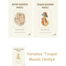 Everest Yayınları Beatrix Potter  6 - Bayan Hoşdiken Masalı + Beatrix Potter  4 - Tavşan Benjamin Masalı + Yaramaz Tavşan Masalı