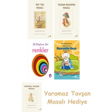 Everest Yayınları Beatrix Potter  18 - Bay Tod Masalı + Beatrix Potter  4 - Tavşan Benjamin Masalı + Ilk Kitaplarım - Renkler (Ciltli) + Çağdaş Yorumla Nasreddin Hoca - Karikatür/şiir
