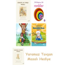 Everest Yayınları Beatrix Potter  15 - Zencefil ve Turşu Masalı + Ilk Kitaplarım - Renkler (Ciltli) + Kırmızı Başlıklı Kız Kurda Karşı + Çağdaş Yorumla Nasreddin Hoca - Karikatür/şiir
