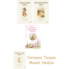 Everest Yayınları Beatrix Potter  4 - Tavşan Benjamin Masalı + Beatrix Potter  23 - Küçük Domuz Robinson Masalı + Bay Tod’un Masalı