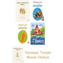 Everest Yayınları Beatrix Potter  21 - Johnny Şehirfaresi Masalı + Ilk Kitaplarım - Araçlar (Ciltli) + Ilk Kitaplarım - Sebzeler (Ciltli) + Belki De Çok Seversin