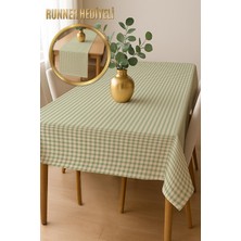 Dolce Mariee Şık Dokulu Leke Tutmaz Masa Örtüsü MSRT016