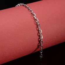 Silvalli 150 Mikron Rodyum Force Gümüş Bileklik