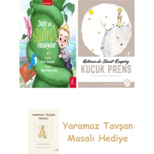 Everest Yayınları Jack ve Sihirli Fasulyeler + Küçük Prens + Yaramaz Tavşan Masalı
