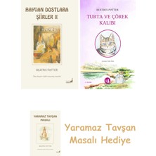 Everest Yayınları Beatrix Potter  22 - Hayvan Dostlara Şiirler 2 + Turta ve Çörek Kalıbı + Yaramaz Tavşan Masalı