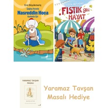 Everest Yayınları Çağdaş Yorumla Nasreddin Hoca - Karikatür/şiir + Fıstık Gibi Hayat + Yaramaz Tavşan Masalı
