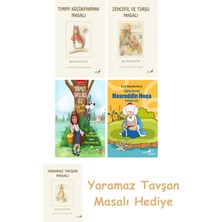 Everest Yayınları Beatrix Potter  17 - Timmy Küçükparmak Masalı + Beatrix Potter  15 - Zencefil ve Turşu Masalı + Kırmızı Başlıklı Kız Kurda Karşı + Çağdaş Yorumla Nasreddin Hoca - Karikatür/şiir