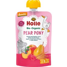Holle Organik Pear Pony (Spelt Buğdaylı, Armut,şeftali, Ahududu Püresi)