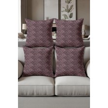 Dolce Mariee Dijital Baskılı Yumuşak Dokulu 4’lü Kırlent Kılıfı Takımı (43X43 Cm) KRL0017