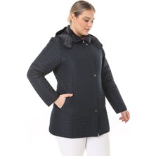 TUTveAL Collection Kapitone Mont, Kaban, Içi Kürklü Kapitone Mont ,büyük Beden Mont, Su Itici Mont