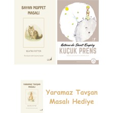 Everest Yayınları Beatrix Potter  10 - Bayan Moppet Masalı + Küçük Prens + Yaramaz Tavşan Masalı