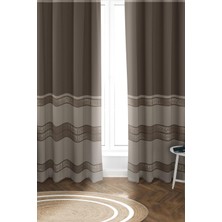 Dolce Mariee Parlak Saten Mikro Kumaş Çift Kanat Fon Perde Takımı PRD0004