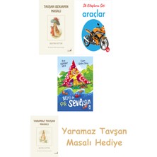 Everest Yayınları Beatrix Potter  4 - Tavşan Benjamin Masalı + Ilk Kitaplarım - Araçlar (Ciltli) + Belki De Çok Seversin