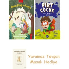 Everest Yayınları Ağustos Böceği ve Karınca + Pırt Çocuk 2  - Hazır, Nişan Al Fırlat + Yaramaz Tavşan Masalı