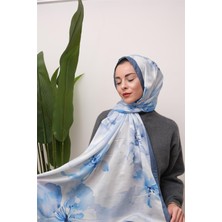 Eyşan İpek Art Bloom Suluboya Desenli Dijital Soft Şal