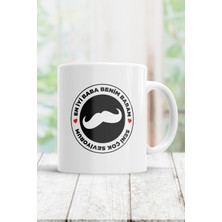 Beyaz En Iyi Baba Benim Babam Kupa Bardak