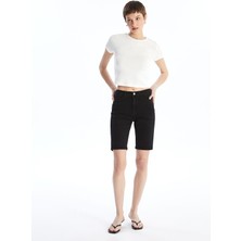 Lc Waikiki Yeni Sezon Bermuda Fit Kadın Jean Şort