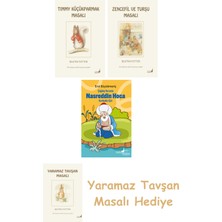 Everest Yayınları Beatrix Potter  17 - Timmy Küçükparmak Masalı + Beatrix Potter  15 - Zencefil ve Turşu Masalı + Çağdaş Yorumla Nasreddin Hoca - Karikatür/şiir