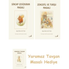 Everest Yayınları Beatrix Potter  2 - Sincap Cevizkıran Masalı + Beatrix Potter  15 - Zencefil ve Turşu Masalı + Yaramaz Tavşan Masalı