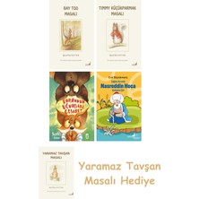Everest Yayınları Beatrix Potter  18 - Bay Tod Masalı + Beatrix Potter  17 - Timmy Küçükparmak Masalı + Burnunun Ucundaki Cesaret + Çağdaş Yorumla Nasreddin Hoca - Karikatür/şiir