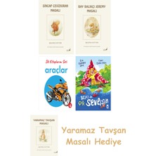 Everest Yayınları Beatrix Potter  2 - Sincap Cevizkıran Masalı + Beatrix Potter  8 - Bay Balıkçı Jeremy Masalı + Ilk Kitaplarım - Araçlar (Ciltli) + Belki De Çok Seversin