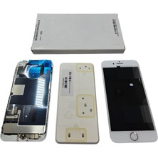 OEM iPhone 8 Plus LCD Ekran % 100 Apple Servis Ürünü Beyaz Ön Kamera Home Tuş Dahil