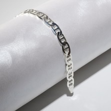 Silvalli 150 Mikron Barlı Gümüş Bileklik