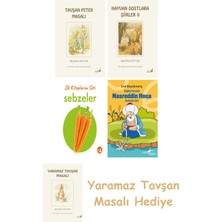 Everest Yayınları Beatrix Potter  22 - Hayvan Dostlara Şiirler 2 + Ilk Kitaplarım - Sebzeler (Ciltli) + Çağdaş Yorumla Nasreddin Hoca - Karikatür/şiir