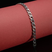 Silvalli 120 Mikron Rodyum Rambo Gümüş Bileklik