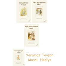 Everest Yayınları Beatrix Potter  7 - Turta ve Çörek Kalıbı Masalı + Beatrix Potter  23 - Küçük Domuz Robinson Masalı