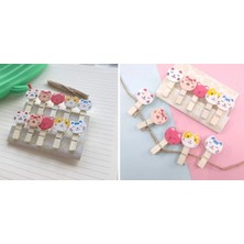 Ipli Mandallı Kedili Fotoğraf Albümü Kedi Kafası Şekilli Mandal