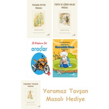 Everest Yayınları Beatrix Potter  7 - Turta ve Çörek Kalıbı Masalı + Ilk Kitaplarım - Araçlar (Ciltli) + Çağdaş Yorumla Nasreddin Hoca - Karikatür/şiir