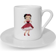 Türk Kahvesi Fincanı Betty Boop