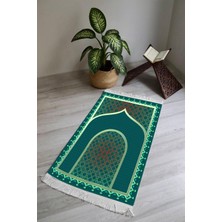 Dolce Mariee Dijital Baskı Kaymaz Tabanlı Yıkanabilir Püsküllü Seccade SCD0002