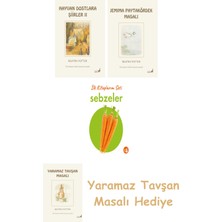 Everest Yayınları Beatrix Potter  22 - Hayvan Dostlara Şiirler 2 + Beatrix Potter  12 - Jemima Paytakördek Masalı + Ilk Kitaplarım - Sebzeler (Ciltli)