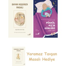 Everest Yayınları Beatrix Potter  6 - Bayan Hoşdiken Masalı + Püskül Kız’ın Günlüğü + Yaramaz Tavşan Masalı