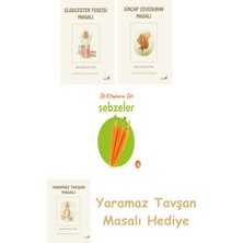 Everest Yayınları + Beatrix Potter  2 - Sincap Cevizkıran Masalı + Ilk Kitaplarım - Sebzeler (Ciltli)