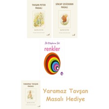 Everest Yayınları Beatrix Potter  2 - Sincap Cevizkıran Masalı + Ilk Kitaplarım - Renkler (Ciltli)