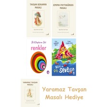 Everest Yayınları Beatrix Potter  4 - Tavşan Benjamin Masalı + Beatrix Potter  12 - Jemima Paytakördek Masalı + Ilk Kitaplarım - Renkler (Ciltli) + Belki De Çok Seversin