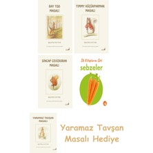 Everest Yayınları Beatrix Potter  18 - Bay Tod Masalı + Beatrix Potter  17 - Timmy Küçükparmak Masalı + Beatrix Potter  2 - Sincap Cevizkıran Masalı + Ilk Kitaplarım - Sebzeler (Ciltli)