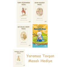 Everest Yayınları Beatrix Potter  17 - Timmy Küçükparmak Masalı + Beatrix Potter  6 - Bayan Hoşdiken Masalı + Beatrix Potter  8 - Bay Balıkçı Jeremy Masalı + Çağdaş Yorumla Nasreddin Hoca - Karikatür/şiir