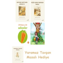 Everest Yayınları Beatrix Potter  22 - Hayvan Dostlara Şiirler 2 + Beatrix Potter  23 - Küçük Domuz Robinson Masalı + Ilk Kitaplarım - Sebzeler (Ciltli) + Kırmızı Başlıklı Kız Kurda Karşı
